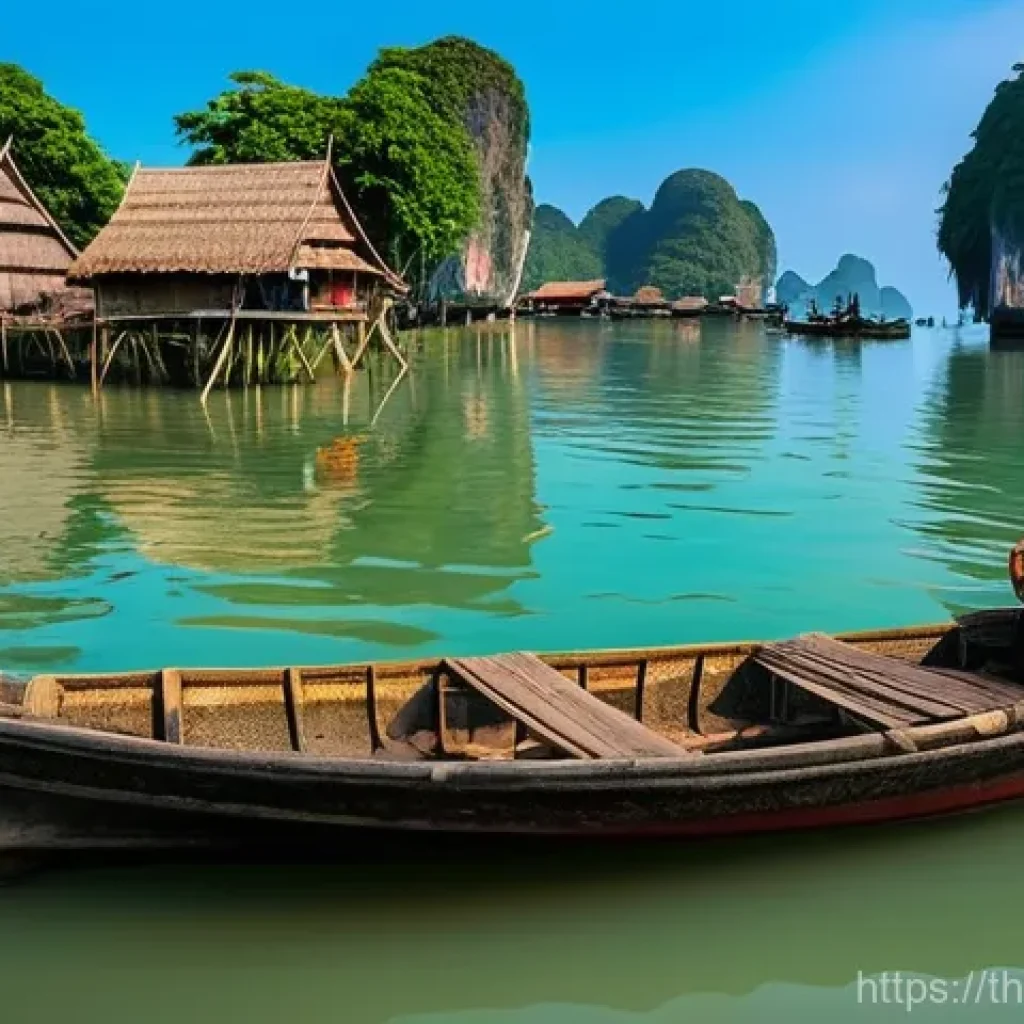 지역 주민의 의견을 반영한 정체성 개발 - **Prompt:** A serene and picturesque Thai fishing village at sunrise. Elderly and middle-aged Thai f...