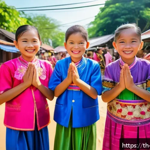 Home 13 지역 정체성을 위한 인터뷰 사례 공유 - A warm and vivid scene of a traditional Thai village festival in Northern Thailand during Songkran, ...